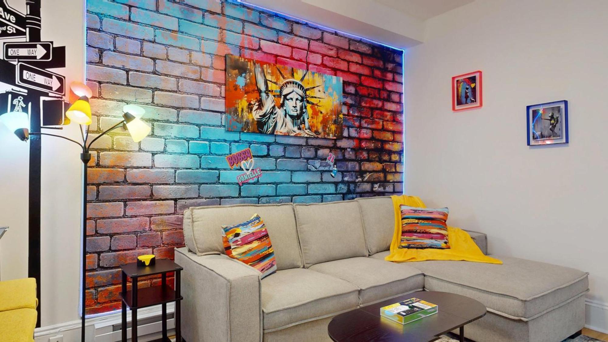Funky & Colorful Urban Getaway, 20 Minutes To Nyc Apartment Hoboken Exterior photo